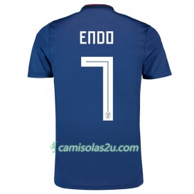 Camisolas de Futebol Japão Endo 7 Equipamento Principal Copa do Mundo 2018 Manga Curta